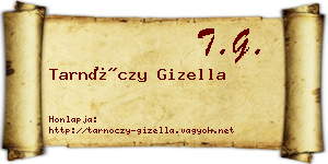Tarnóczy Gizella névjegykártya